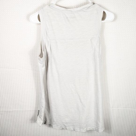 Reebok Large White Tank Top It’s A Lifestyle Graphic Muscle Shirt Cotton Blend - Picture 5 of 5